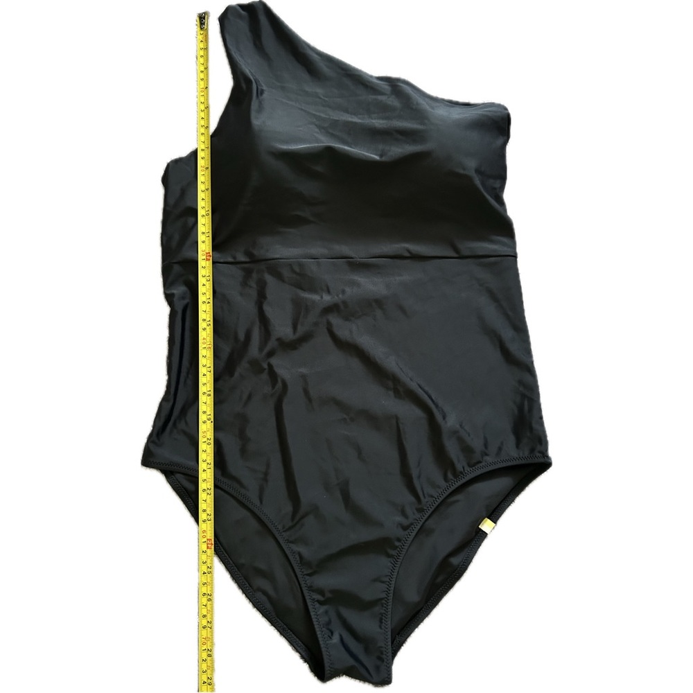 Summersalt Ruched Sidestroke Black Recycled Swimsuit Size 16 Sea Urchin - Picture 4 of 7